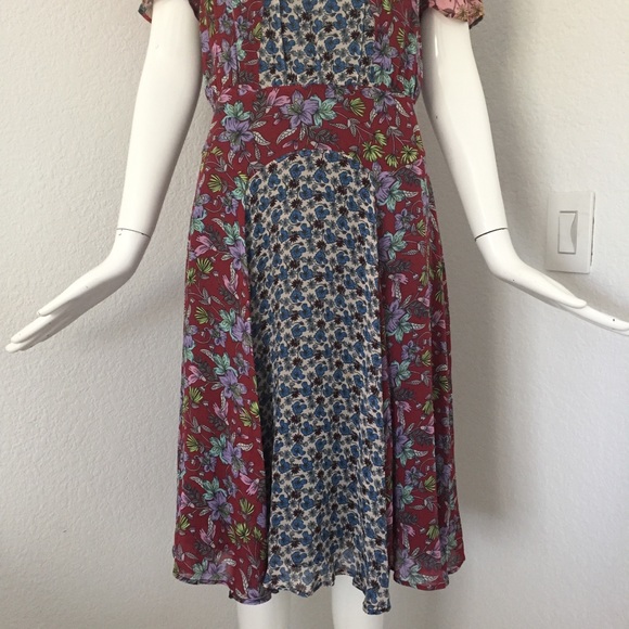Johnny was sonny mixed floral print Dress - Picture 5 of 14